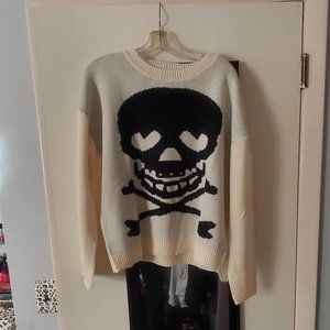 Adorable Skull Sweater Brand New Size Large